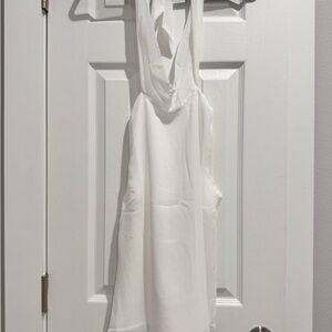 White Sleeveless - Elegant Summer Haltertop